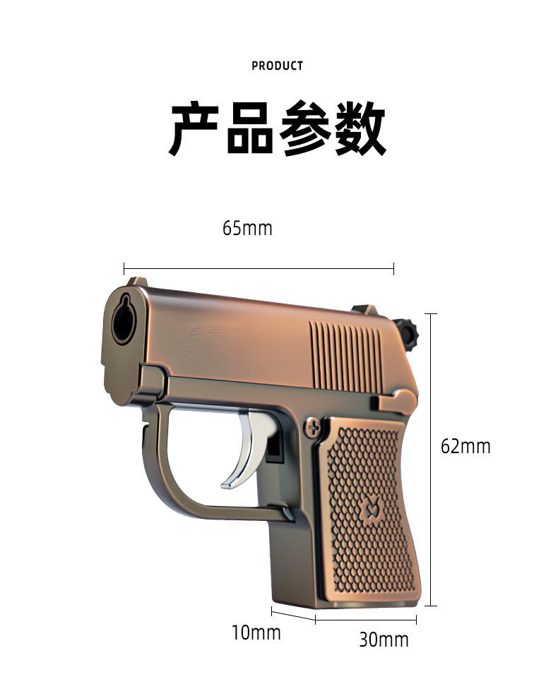 Gun-Shaped Lighter Inflatable Lighter Windproof Lighter