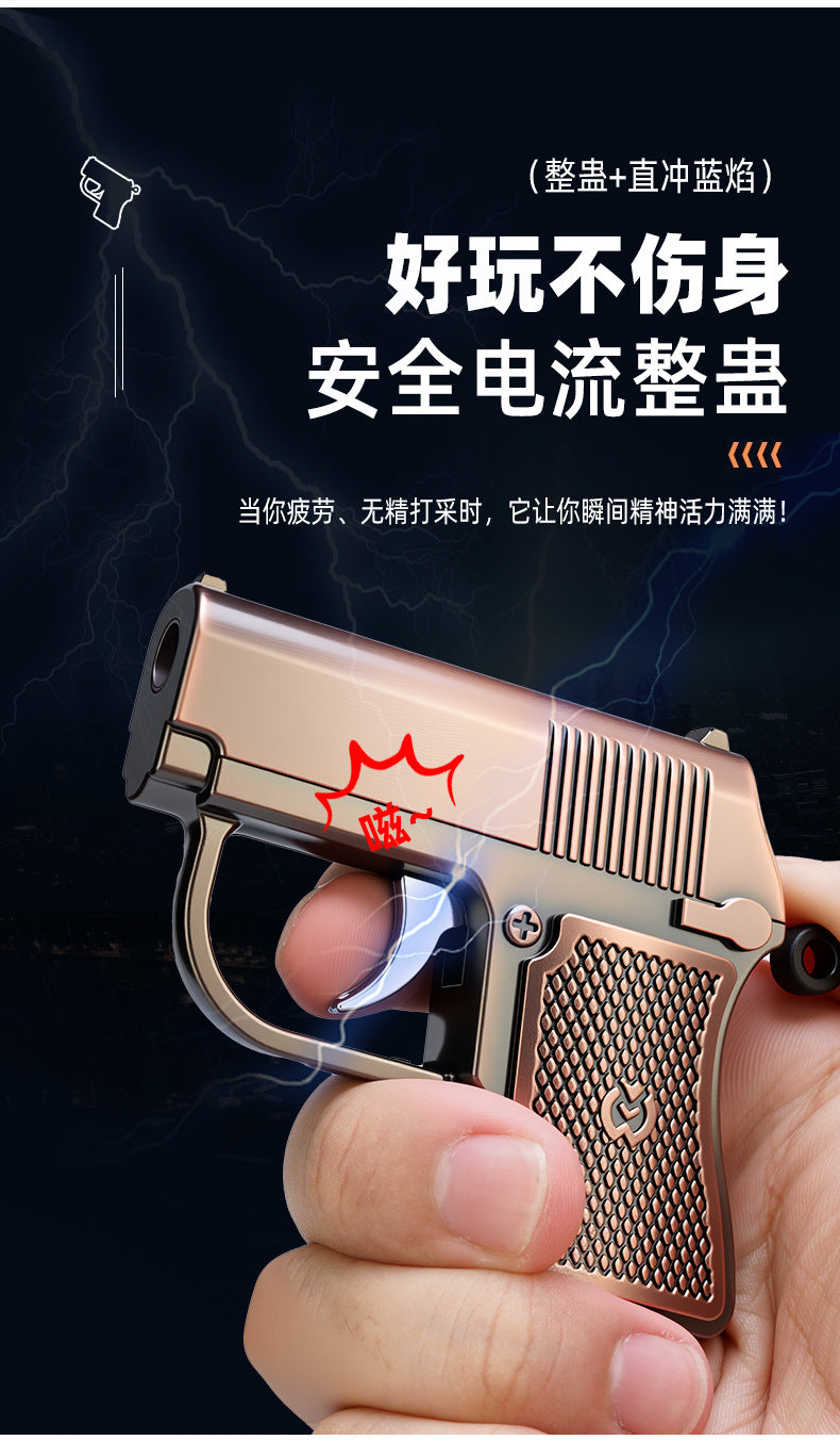 Gun-Shaped Lighter Inflatable Lighter Windproof Lighter