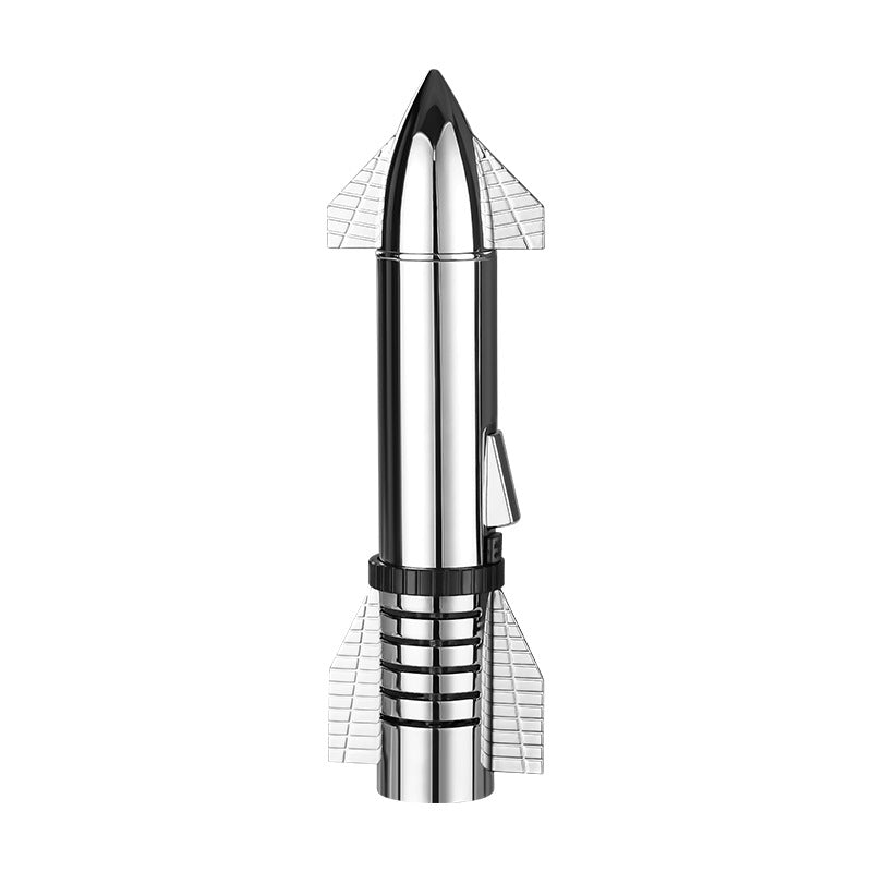 Creative Rocket Launcher Lighter Musk Starship Spray Gun Lighter Straight-Shot Welding Torch Lighter Inflatable Lighter