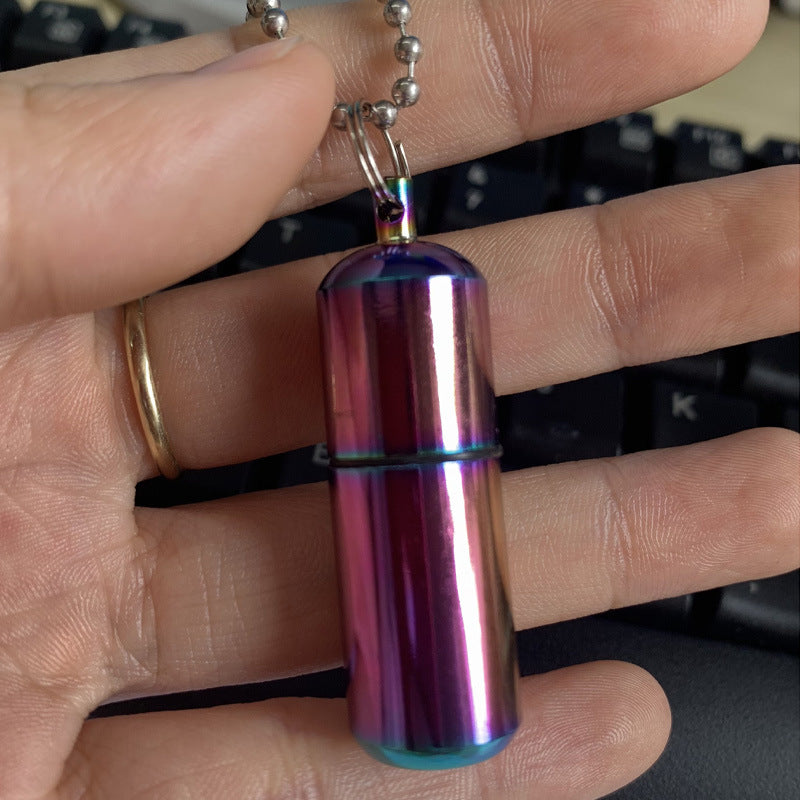 Mini Oil Can Lighter Vintage Kerosene Lighter Round Lighter Windproof Lighter Cigarette Lighter