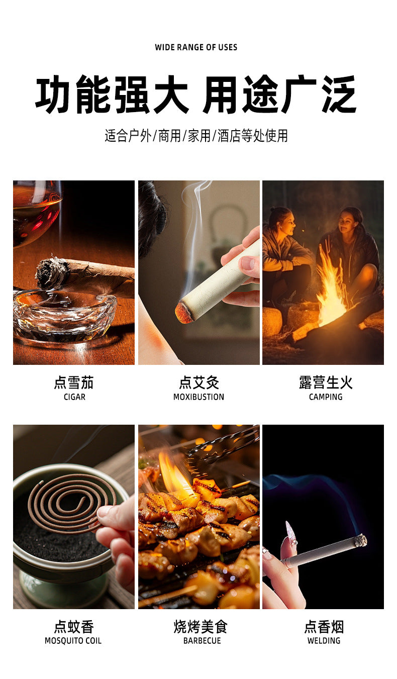 Gun-Shaped Lighter Inflatable Lighter Windproof Lighter