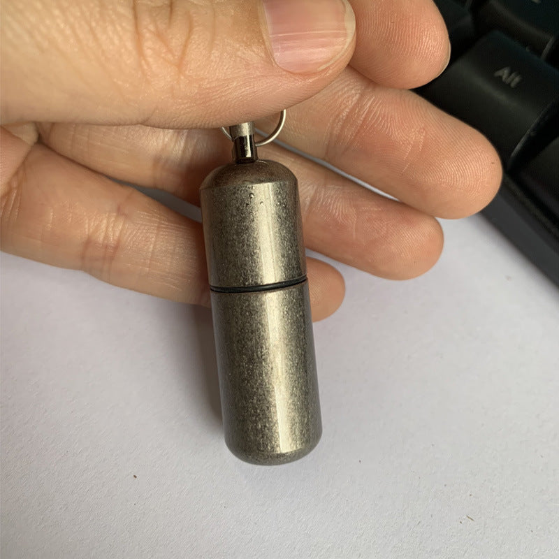 Mini Oil Can Lighter Vintage Kerosene Lighter Round Lighter Windproof Lighter Cigarette Lighter