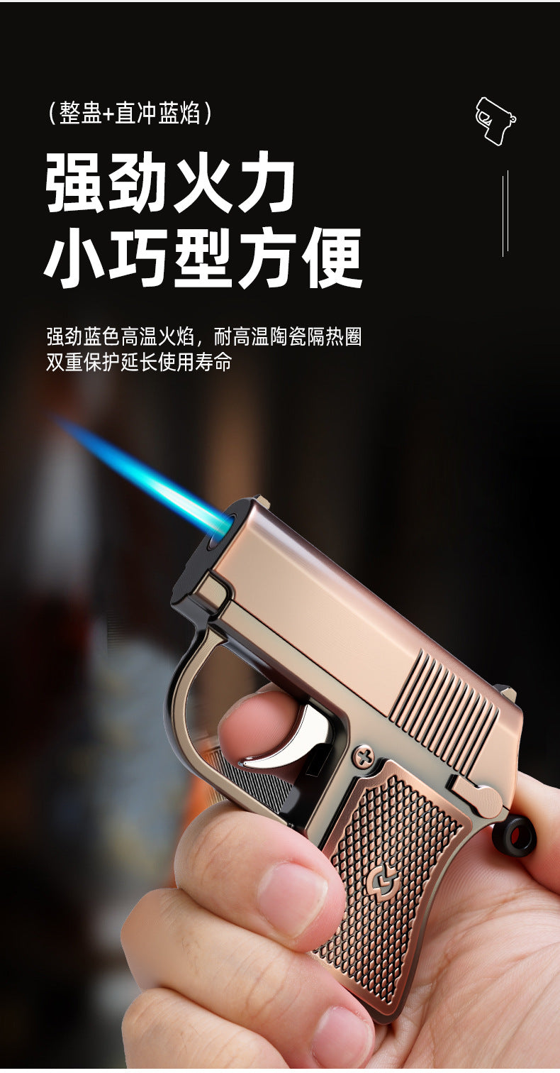 Gun-Shaped Lighter Inflatable Lighter Windproof Lighter