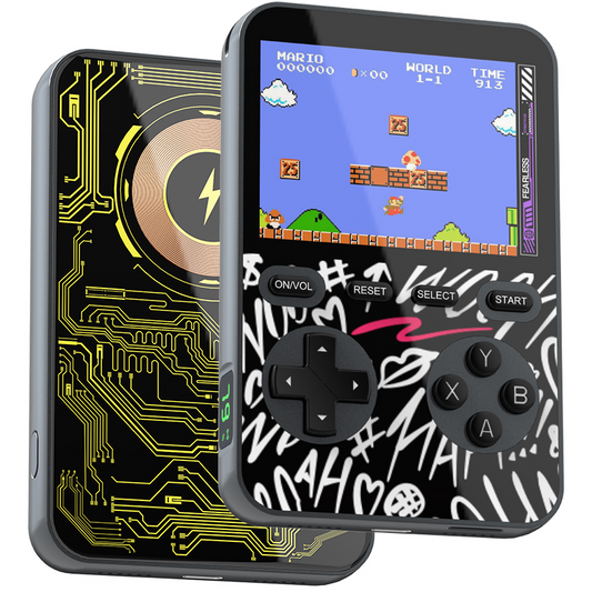 游戏机有线无线充电宝-15W快充/畅玩1500款游戏磁吸游戏机充电宝